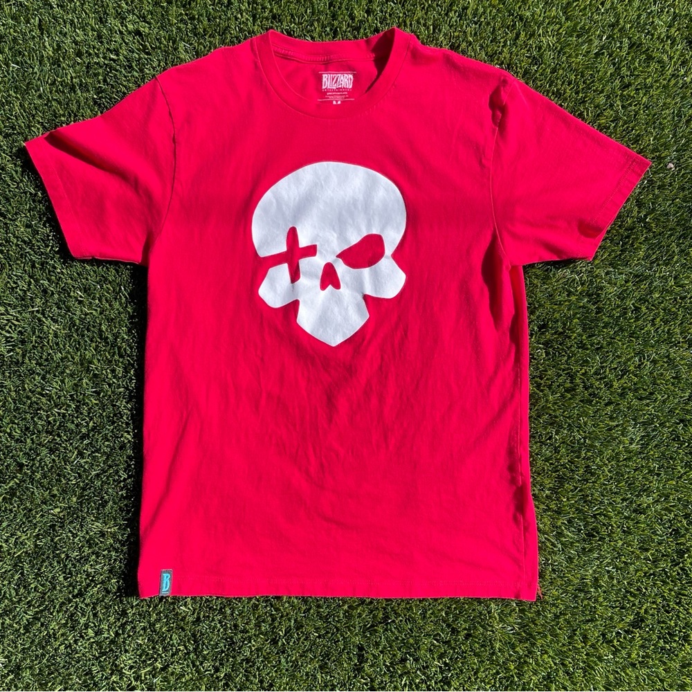 Blizzard Entertainment Red McCree Cotton T-shirt Size Medium